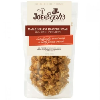 image of Joe&Sephs Maple Syrup & Pecan Popcorn - 80g x 12