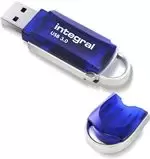 Image of Integral 64GB USB Memory 3.0 Flash Drive Courier Blue
