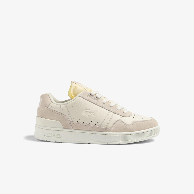 Image of Lacoste T-Clip Shoes - White White 6