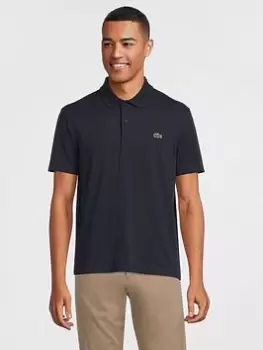 image of Lacoste Ottoman Sport Polo Shirt - Navy, Size XL, Men