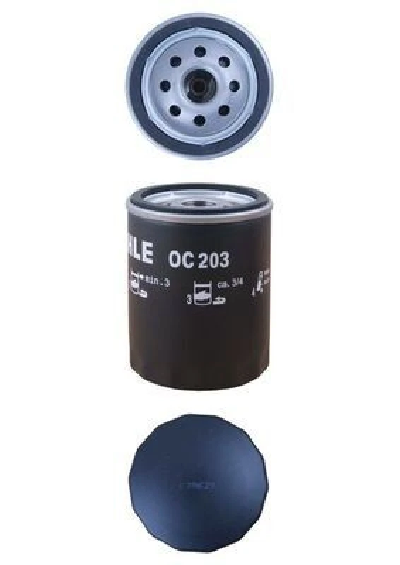 Image of MAHLE OC 203 Oil filter Spin-on Filter, with one anti-return valve Oil Filter (7)