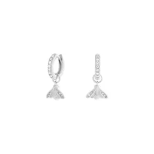 Image of Ladies Olivia Burton Classics Glitter Bee Huggie Earrings