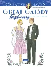 image of Creative Haven Great Gatsby Fashions Coloring Book