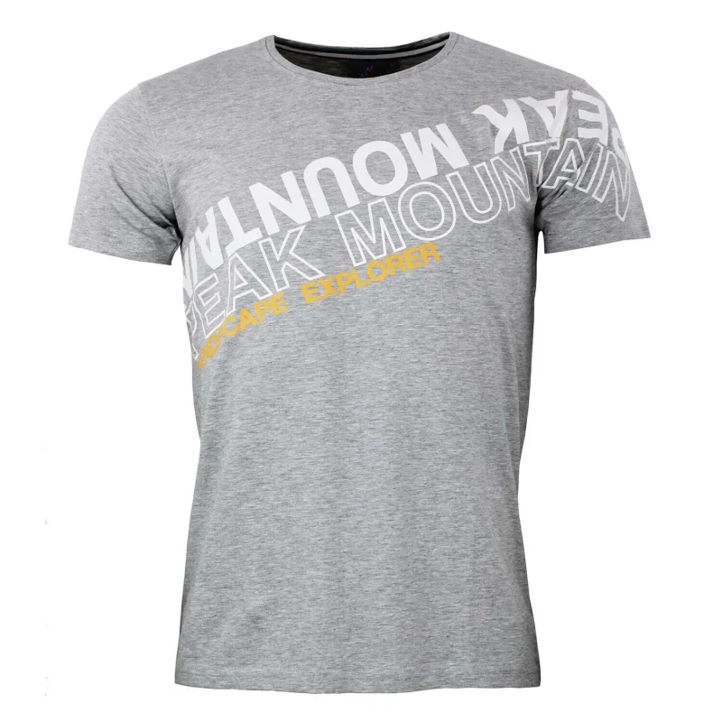 Image of T-Shirt Peak Mountain Cyclone Gris Male L