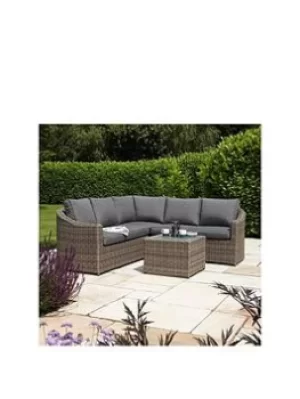 Image of Rowlinson Bunbury Corner Sofa Set Natural Weave
