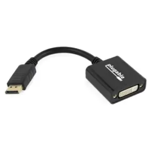 image of Plugable Technologies DisplayPort to DVI Adapter - Supports Windows and Linux Passive