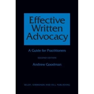 Image of Effective Written Advocacy : A Guide for Practitioners