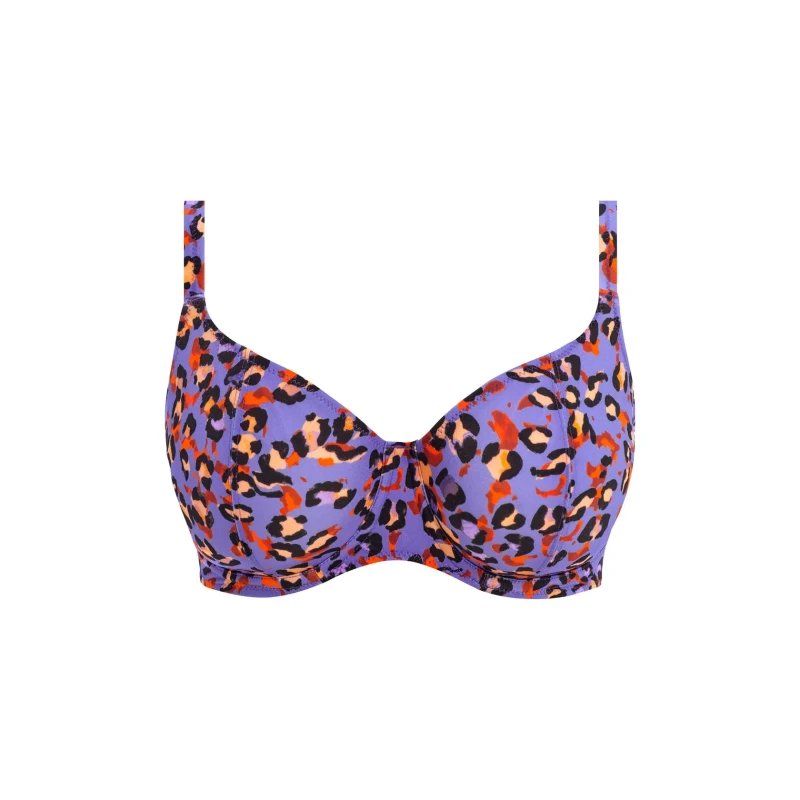 Image of Womens swimsuit top Freya Santiago nights Violet Female 80E