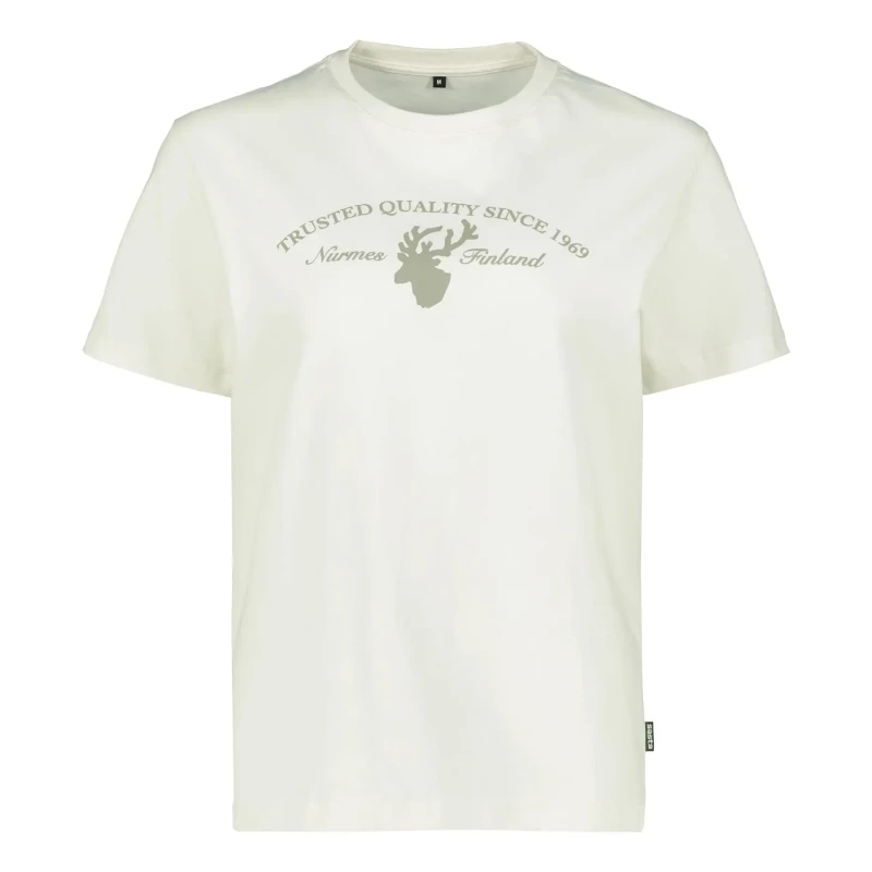 Image of Womens T-Shirt Sasta Trusted Deer Blanc Female 2XL