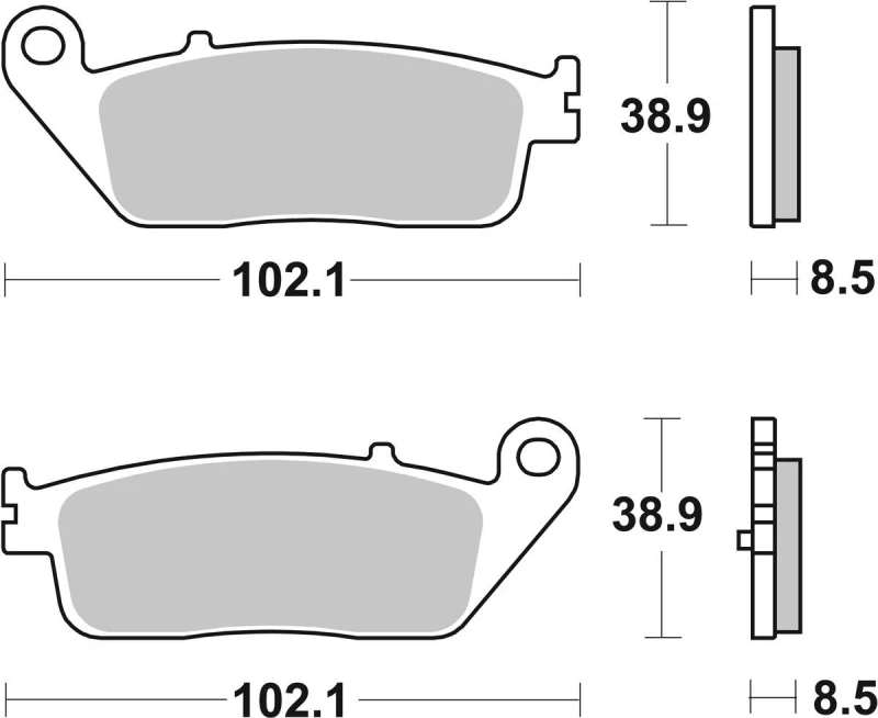 Image of sbs 212MS Brake pad set Brake Pad Set,disc brake (402)