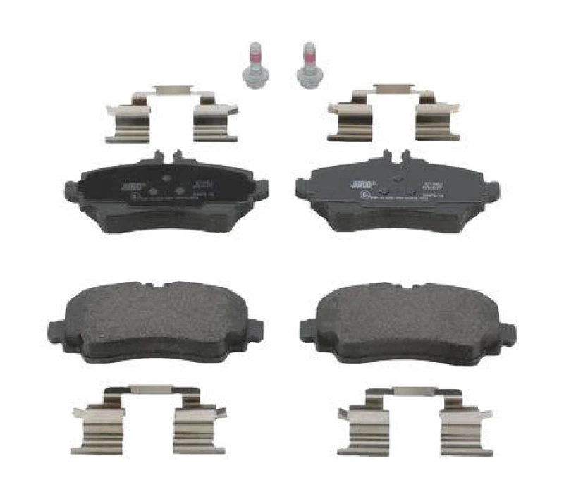 Image of JURID 571945J Brake pad set prepared for wear warning indicator, with accessories Brake Pad Set,disc brake (402)