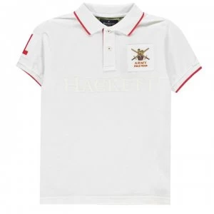 image of Hackett Hacket Army Polo - White 837