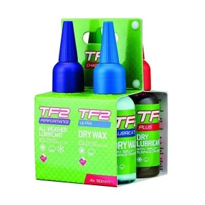Image of TF2 Pack Of 4 Mixed Chain Lube 50ml