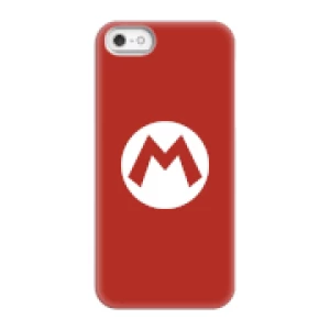 image of Nintendo Super Mario Mario Logo Phone Case - iPhone 5/5s - Snap Case - Gloss