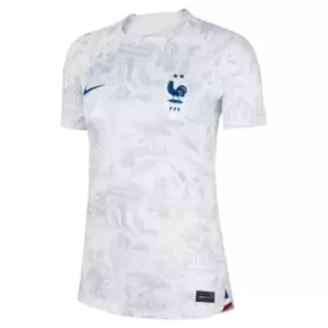 Image of Nike France Away Shirt 2022 2023 Womens - White