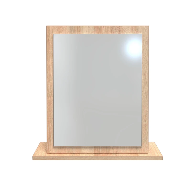 Image of Ready Assembled 2 U Cambridge Mirror (Ready Assembled) in White White Unisex