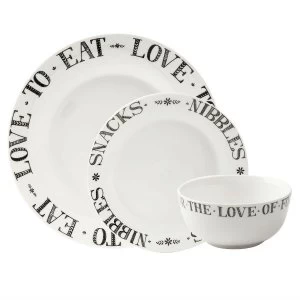 Image of Creative Tops Stir It Up 12 Piece Dinner Set - Cream