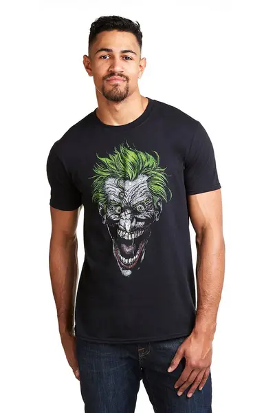 Image of DC Comics Joker Cotton T-Shirt Black