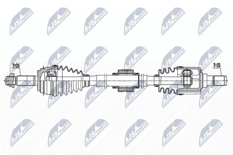 Image of NTY Drive shaft NTY NPW-KA-396