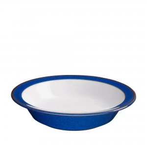 image of Denby Imperial Blue Rimmed Pasta Bowl