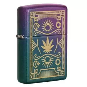 Image of Zippo AW21 Cannabis Design windproof lighter