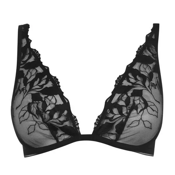 Image of Maison Lejaby Sin Triangle Bra - Black 32B