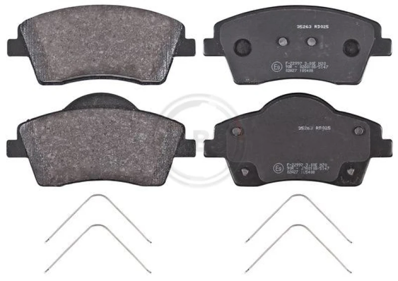 Image of A.B.S. Brake pad set A.B.S. 35263