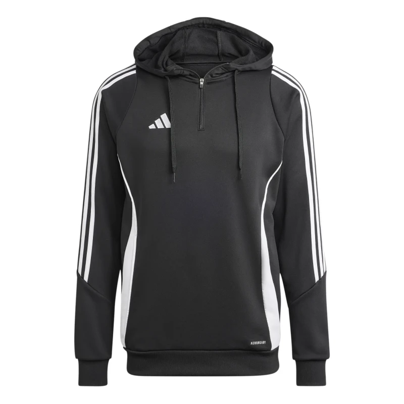 Image of adidas Tiro 24 Training Hoodie Mens Performance Hoodies S Black 51703603350