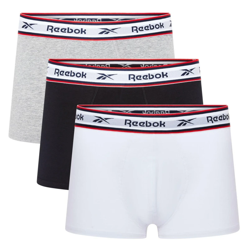 Image of Reebok Barlow 3 Pack Trunk Grey