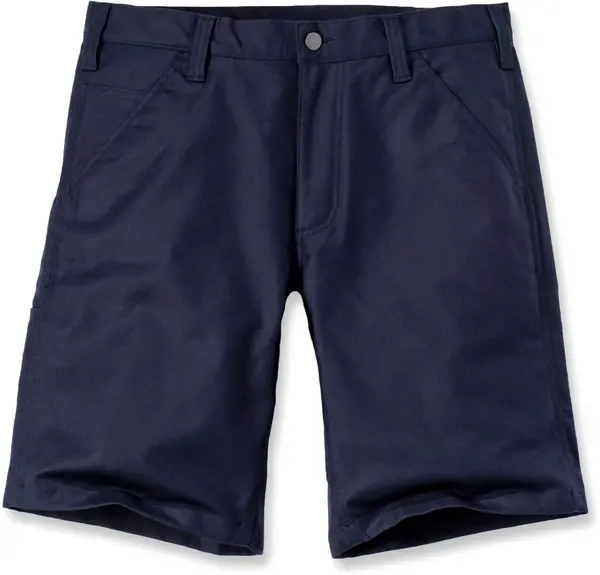 Image of Carhartt Rugged Stretch Canvas Shorts, blue, Size 42