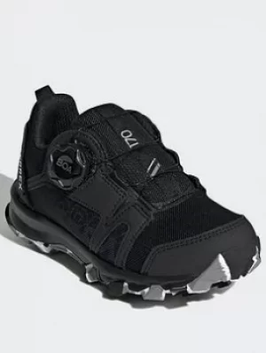 Image of adidas Terrex Boa Hiking Shoes, Black/White/Grey, Size 11.5