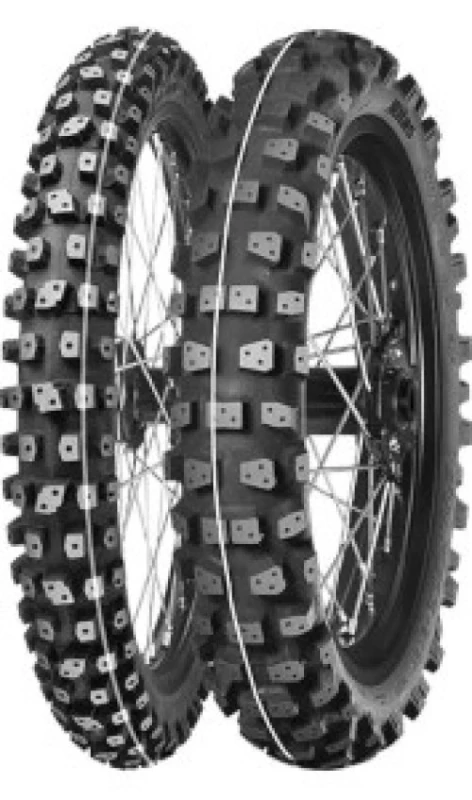 Image of Mitas Terra Force-EX HT ( 90/90-21 TT 51M Dual Branding 3.00-21, Compound Ice, Front wheel, weiss ) Motorcycle tires