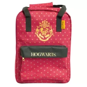 Image of Harry Potter Girls Hogwarts Crest Backpack (One Size) (Burgundy/Gold)