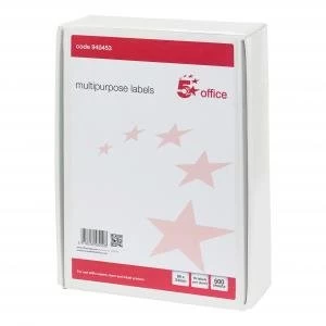Image of Office Multipurpose Labels Laser Copier Inkjet 16 Per Sheet 99x34mm