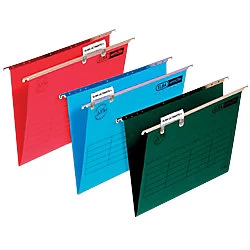 Image of Elba Verticfile Foolscap Ultimate Suspension File Manilla 240gsm 30mm-Base Green Pack of 50