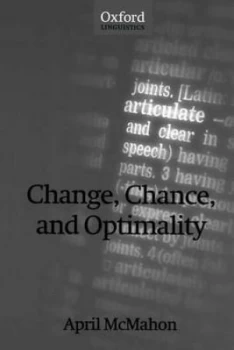 Image of Change Chance and Optimality by April Mcmahon Book