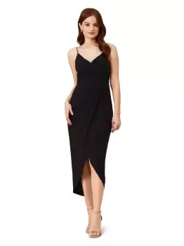Image of Draped Jersey Wrap Gown