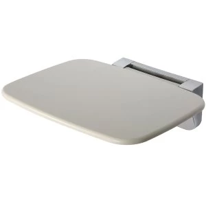 Image of Croydex Shower Seat - White/Chrome