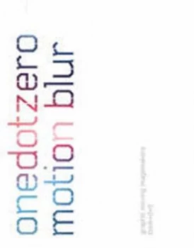 Image of Motion Blur by Onedotzero Paperback