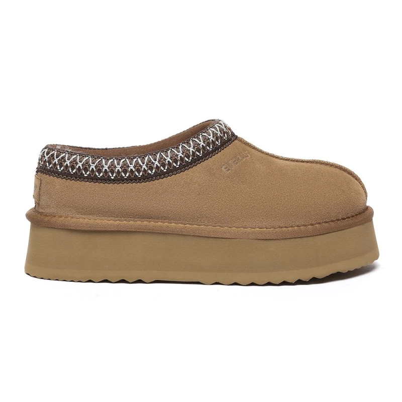 Image of EverAu Australia Wonga Leather Slippers Brown