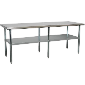 image of Sealey Stainless Steel Workbench 2.14m