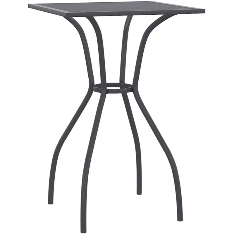 Image of VIDAXL Garden Table Anthracite 50x50x72cm Steel Mesh Vidaxl 8720845775018