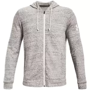 Image of Under Armour Armour Rival Terry Full Zip Hoodie Mens - White