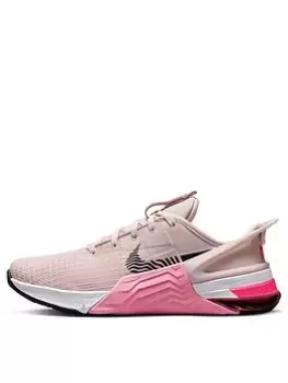 Image of Nike Metcon 8 Flyease - Pink, Size 4, Women