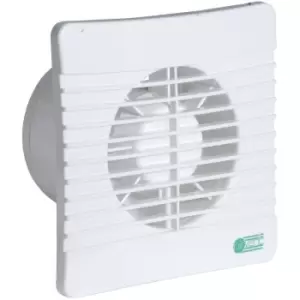 image of Airvent 100mm Low Profile Extractor Fan Standard in White ABS