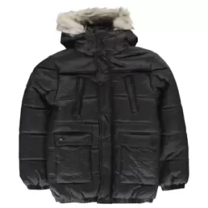 image of Firetrap Luxury Bubble Jacket Junior Boys - Black