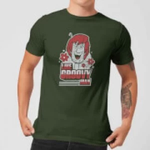 image of Scooby Doo Like, Groovy Man Mens T-Shirt - Forest Green - L