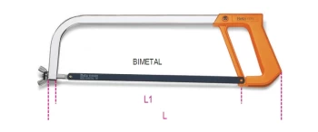 Image of Beta Tools 1725 Hacksaw Frame L: 420mm L1: 300mm 017250001
