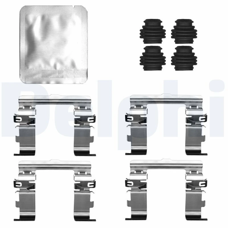 Image of DELPHI Brake pad fitting kit DELPHI LX0828