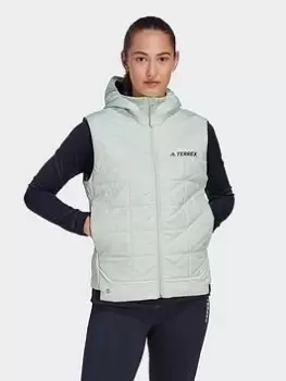Image of adidas Terrex Multi Insulated Vest, Green, Size L, Women
